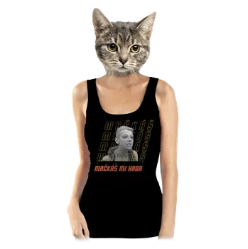 Bastard B18: Mačkáš mi hada dámské tílko klasické Black