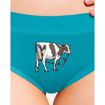 Souprava dámského spodního prádla Bastard Cow drink dámské kalhotky Turquoise