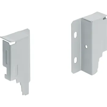 Nábytkové kování Konektor GTV MODERN BOX PRO, vzadu, H 86 mm, šedý