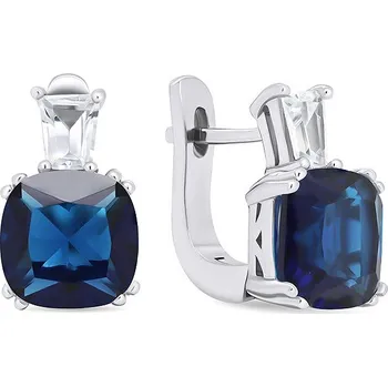 Náušnice Brilio Silver Stříbrné náušnice se zirkony EA633WB (Ag925/1000, 5,3 g)