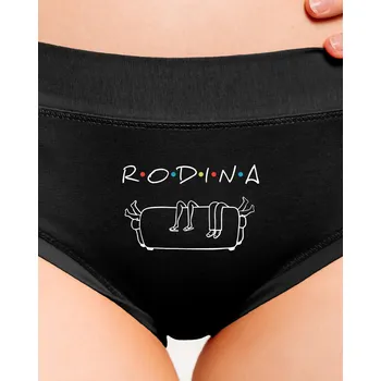 Souprava dámského spodního prádla Bastard Rodina dámské kalhotky Black