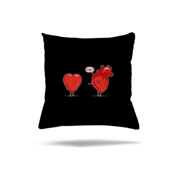 Polštář Bastard Srdeční záležitost polštář Black