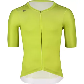 cyklistický dres dres FORCE MILD kr. rukáv, limetkový XXL