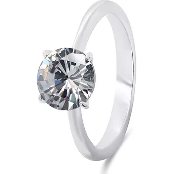 Prsten Brilio Silver Stříbrný prsten s čirým zirkonem RI057W 56 mm (Ag925/1000, 2,8 g)