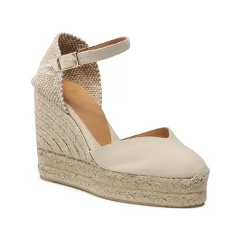 Dámské polobotky Espadrilky Castañer Chiarita/8ED/001 020983-203 Béžová 39