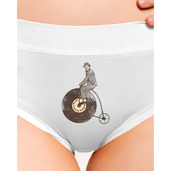 Souprava dámského spodního prádla Bastard Na čem ujíždíš dámské kalhotky White