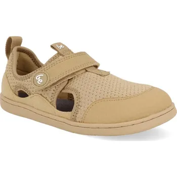 Dívčí obuv Barefoot dětské sandály Be Lenka - Zest Beige béžové Velikost: 24