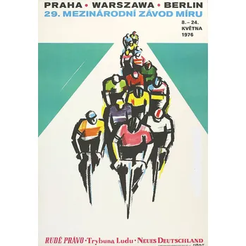 Plechová cedule Plechová retro cedule - Závod míru 1976 Provedení: Dibond: 20 x 15 cm