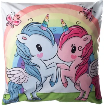 Dekorativní polštářek Dětský polštářek 45x45 cm Unicorn – JAHU collections ID_1770704