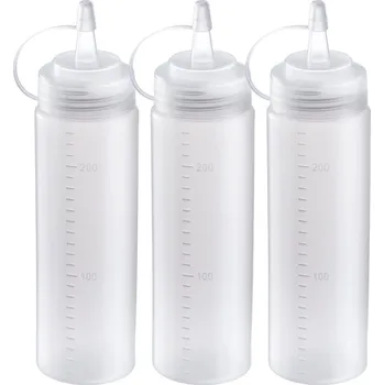 Sklenice Westmark Sada dávkovacích lahví, 240 ml, 3 ks, čirá