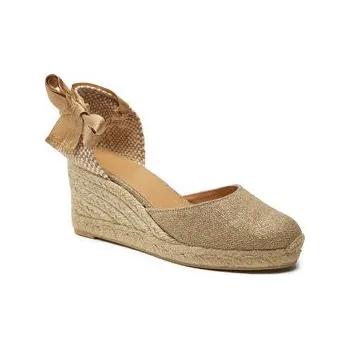 Dámské baleríny Espadrilky Castañer Carina/6/032 021769 Zlatá 39
