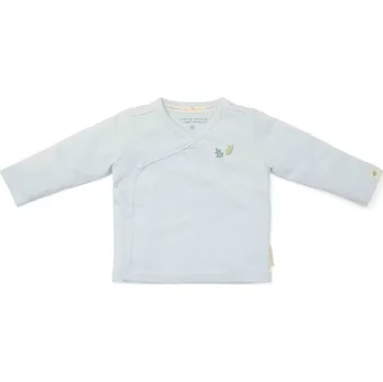 LITTLE DUTCH Triko dlouhý rukáv zavinovací Baby Blue vel. 56