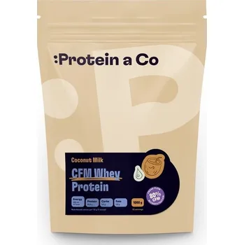 Protein Protein a Co Protein&Co CFM WHEY PROTEIN 80 1 kg - Kokosové mléko
