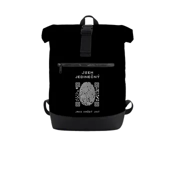 Městský batoh Bastard Jsem jedinečný batoh Black