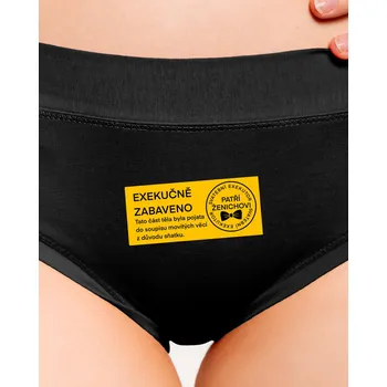 Souprava dámského spodního prádla Bastard Exekuce dámské kalhotky Black