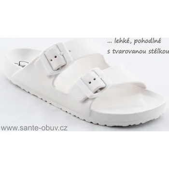 Dámská zdravotní obuv SANTÉ EB/2025 WHITE pantofel 36-42, --- - 42