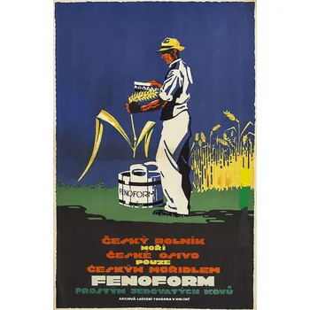 Plechová cedule Plechová retro cedule - Český rolník Provedení: Dibond: 30 x 20 cm