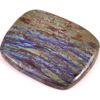 Korálek Kabošon Azurite Line č.4734 (42x34x6mm)
