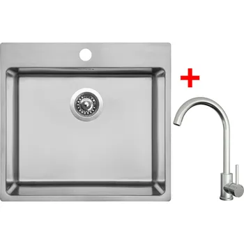 Nerezový dřez Sinks BLOCKER 550 + ARCO celonerezová BLOCKER 550 + ARCO celonerezová