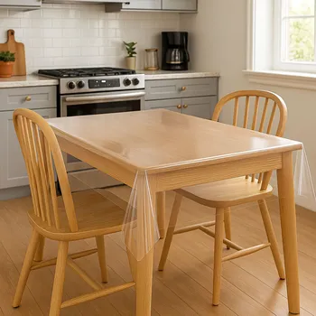 ubrus PVC ubrusovina čirá 0009/0,10 – průhledná, bez vzoru, šířka 140 cm, tloušťka 0,1 mm (metráž)