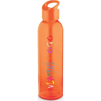 Láhev ON-DESIGN Skleněná láhev PORTIS GLASS 500 ml s vlastním potiskem Barva: oranžová