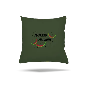 Polštář Bastard Melouny polštář Olive Green