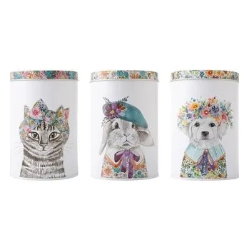 Dóza na potraviny Sada tří plechových dóz Tipperleyhill