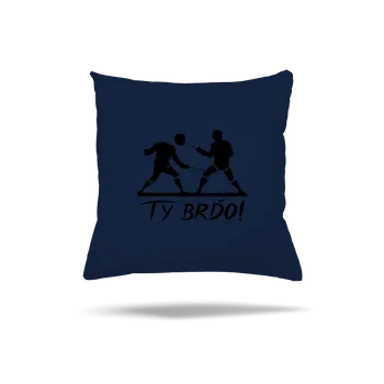 Polštář Bastard Ty brďo polštář Dark Navy