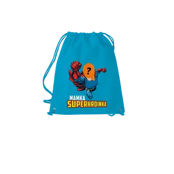 Sportovní vak Bastard Mamka superhrdinka vak Blue Atol