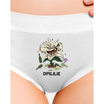 Souprava dámského spodního prádla Bastard Opililie dámské kalhotky White