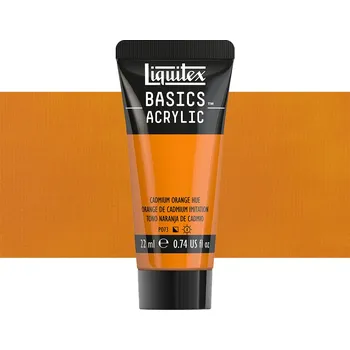 Vodová barva Akrylová barva Liquitex Basics - Cadmium Orange Hue Balení: 22 ml