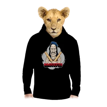 Chlapecká mikina Bastard Baguette dětská mikina klokanka Black