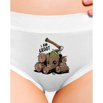 Souprava dámského spodního prádla Bastard I Am Groot dámské kalhotky White