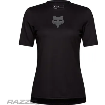 cyklistický dres Dámský MTB dres FOX Womens Ranger SS Jersey Fox Head Black 2025 M