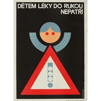 Plechová cedule Plechová retro cedule - Dětem léky do rukou nepatří Provedení: Dibond: 40 x 28,5 cm