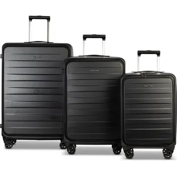 WORLDPACK Sada kufrů Seattle Black 3-set