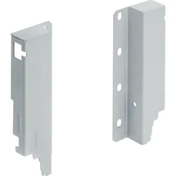 Nábytkové kování Konektor GTV MODERN BOX PRO, vzadu, H 135 mm, šedý