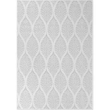 Hans Home Kusový koberec Duet Liora 106246 White/Gray - na ven i na doma - 120x170 - doprava zdarma