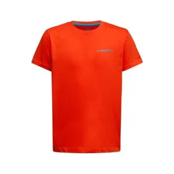 Chlapecké tričko La Sportiva BOULDER T-SHIRT Kids Cherry Tomato červená 140