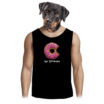 Pánské tílko Bastard Eat different pánské tílko Black