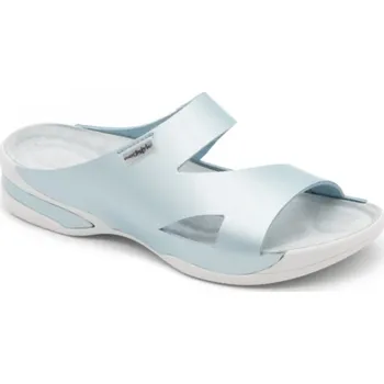 Dámská zdravotní obuv MEDISTYLE ADÉLA 5A-E19/1/N pantofel sv. modrý, stříbrná - 36