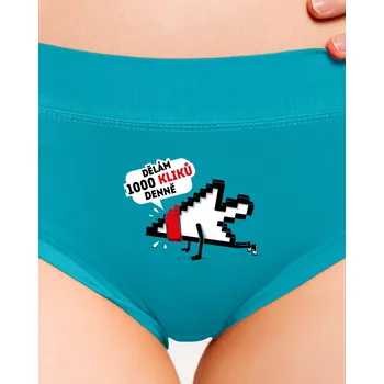 Souprava dámského spodního prádla Bastard Klikař dámské kalhotky Turquoise