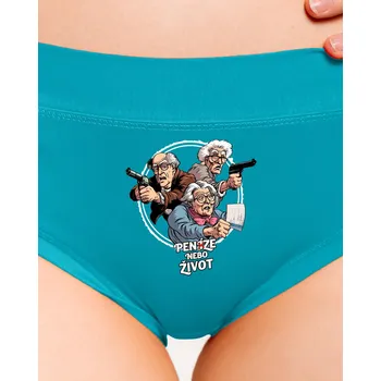 Souprava dámského spodního prádla Bastard Penze nebo život dámské kalhotky Turquoise