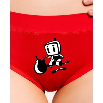 Souprava dámského spodního prádla Bastard Bomberman dámské kalhotky Red Mal
