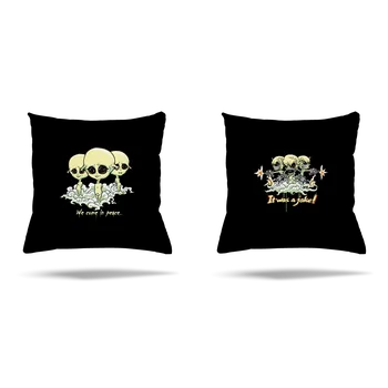 Polštář Bastard Návštěvníci polštář Black