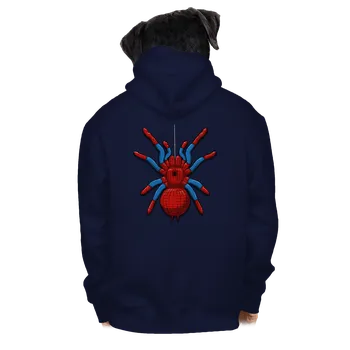 Pánská mikina Bastard Spider pánská mikina na zip Navy