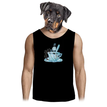 Pánské tílko Bastard Cukroholik pánské tílko Black