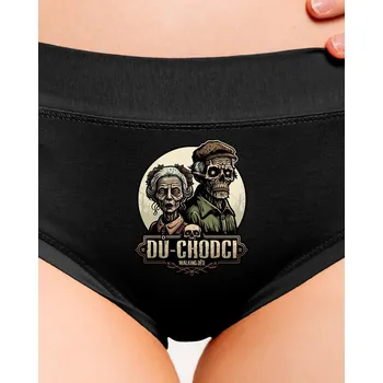 Souprava dámského spodního prádla Bastard Dů-chodci dámské kalhotky Black