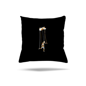 Polštář Bastard Loutka polštář Black