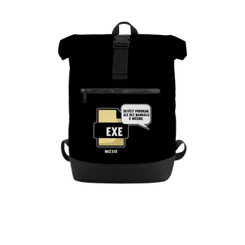 Městský batoh Bastard Složka žena a muž batoh Black